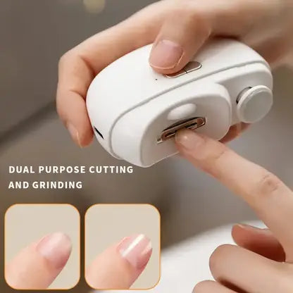 Electric Nail Clipper File 2 Speeds Anti-Splash Electric Nail Trimmer