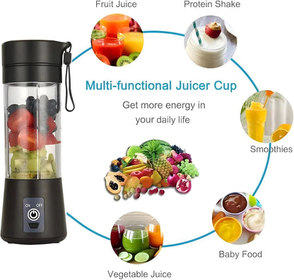 Portable USB Rechargeable Mini Juicer Blender